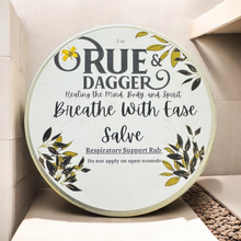 Load image into Gallery viewer, Round container of Rue & Dagger with white surface in the background