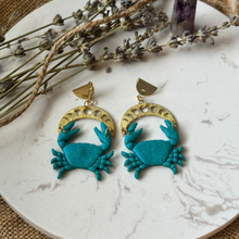 Load image into Gallery viewer, Zodiac Earrings “Cancer”