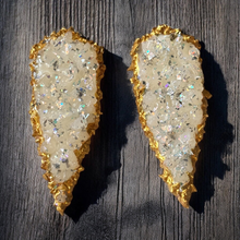 Load image into Gallery viewer, Druzy “The Daggers” Dagger Earrings