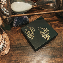 Load image into Gallery viewer, Handmade Brass "GEDE" Earrings