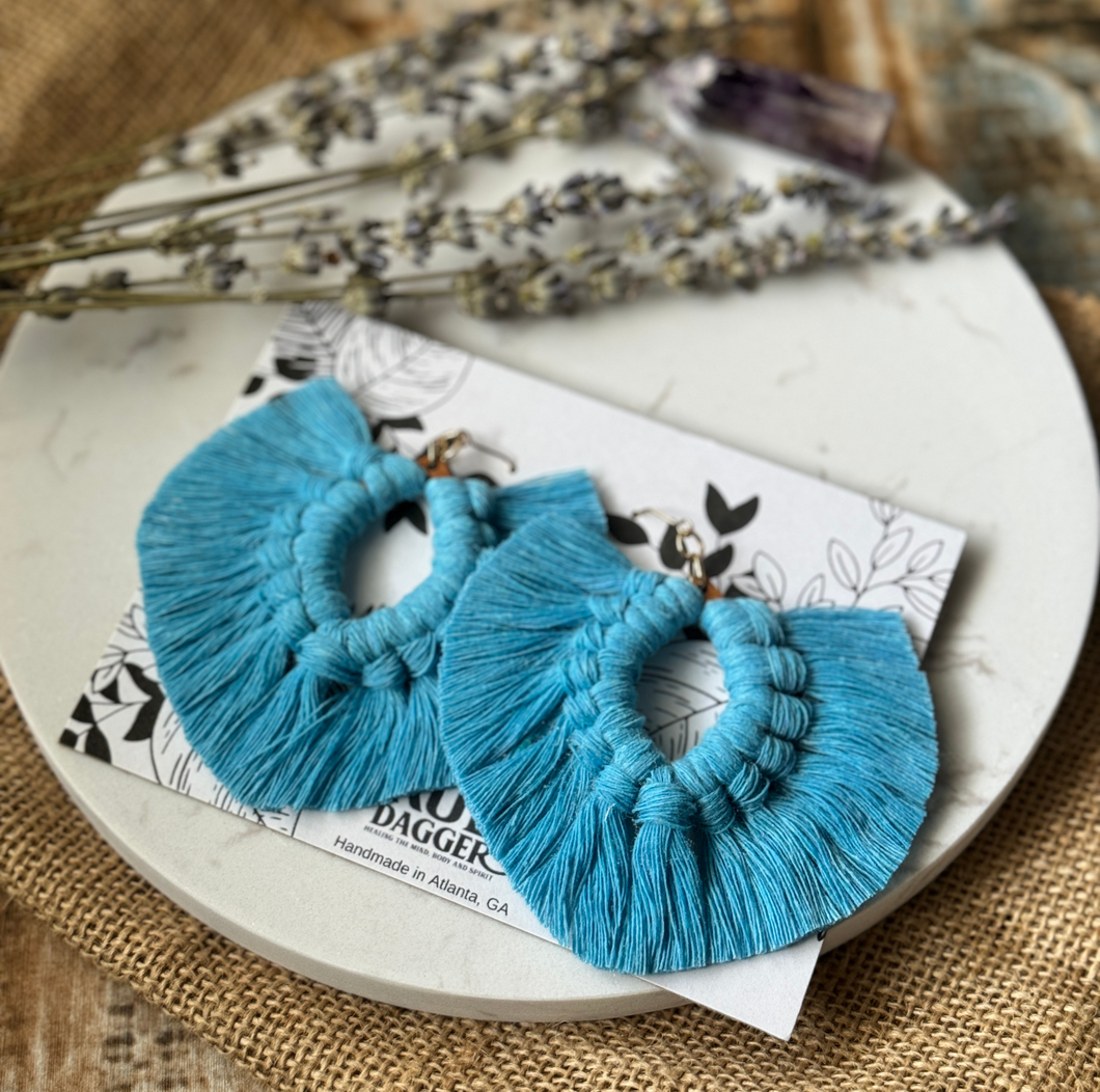 Handmade Macramé Earrings 