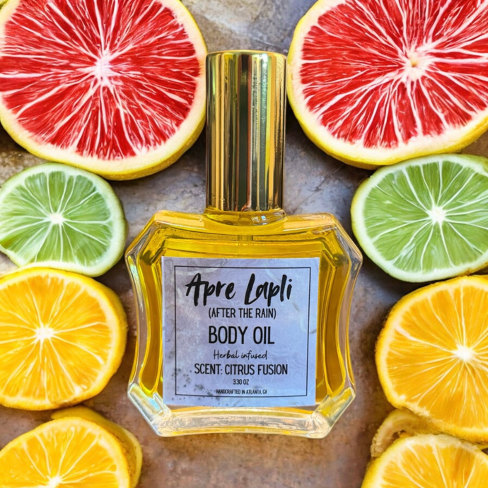 Herbal-infused body oil for eczema, inflammation, and skin healing