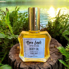 Load image into Gallery viewer, Herbal-infused men’s body oil with rugged, earthy fragrance
