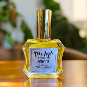 Lightweight body oil for radiant skin with a fresh, uplifting jasmine scent