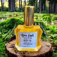 Load image into Gallery viewer, Momentum body oil for men with a bold, energizing woodsy scent
