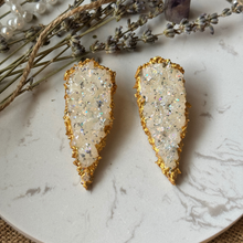 Load image into Gallery viewer, Druzy “The Daggers” Dagger Earrings
