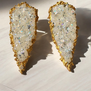 Druzy “The Daggers” Dagger Earrings