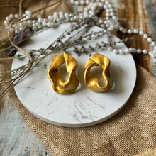 Load image into Gallery viewer, Handmade “Perfectly Imperfect” Earrings
